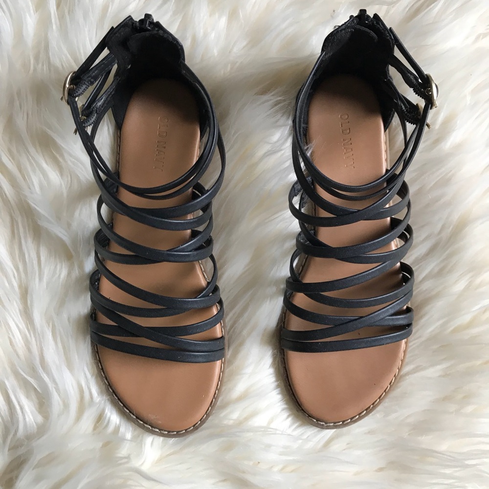 Black Strappy Old Navy Sandals
